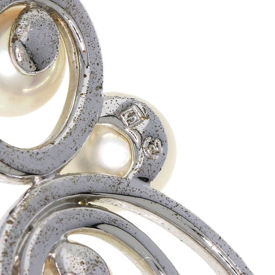 TASAKI Necklace SV Silver Akoya pearl Pearl Women Used Authentic