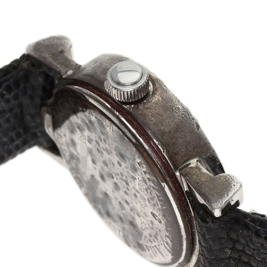 TIFFANY&Co. Watches Quartz Silver, leather Silver Atlas Silver dial Women Used Authentic
