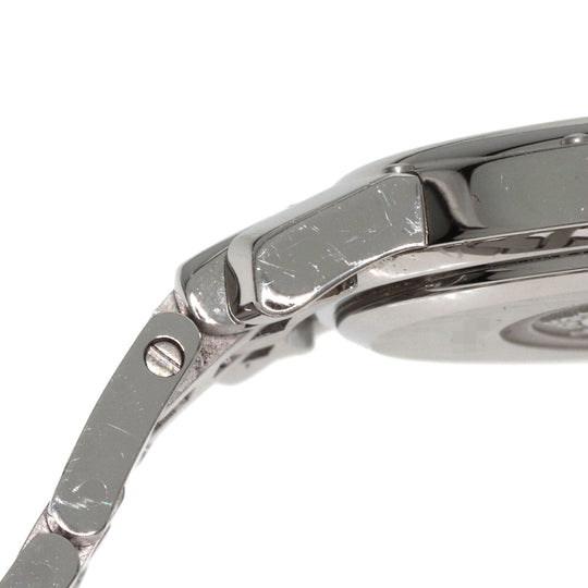 HERMES Watches Quartz CO1.510 Stainless Steel , Stainless Steel Silver Clipper oval black dial Women Used Authentic