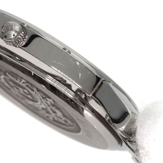 HERMES Watches Quartz CO1.510 Stainless Steel , Stainless Steel Silver Clipper oval black dial Women Used Authentic