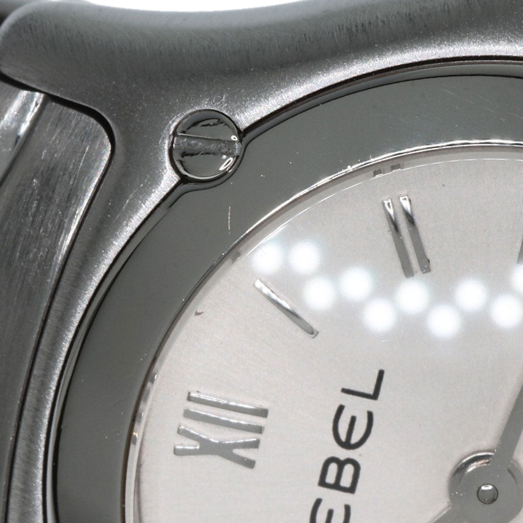 EBEL Watches Quartz Stainless Steel , Stainless Steel Silver Classic wave Silver dial Women Used Authentic