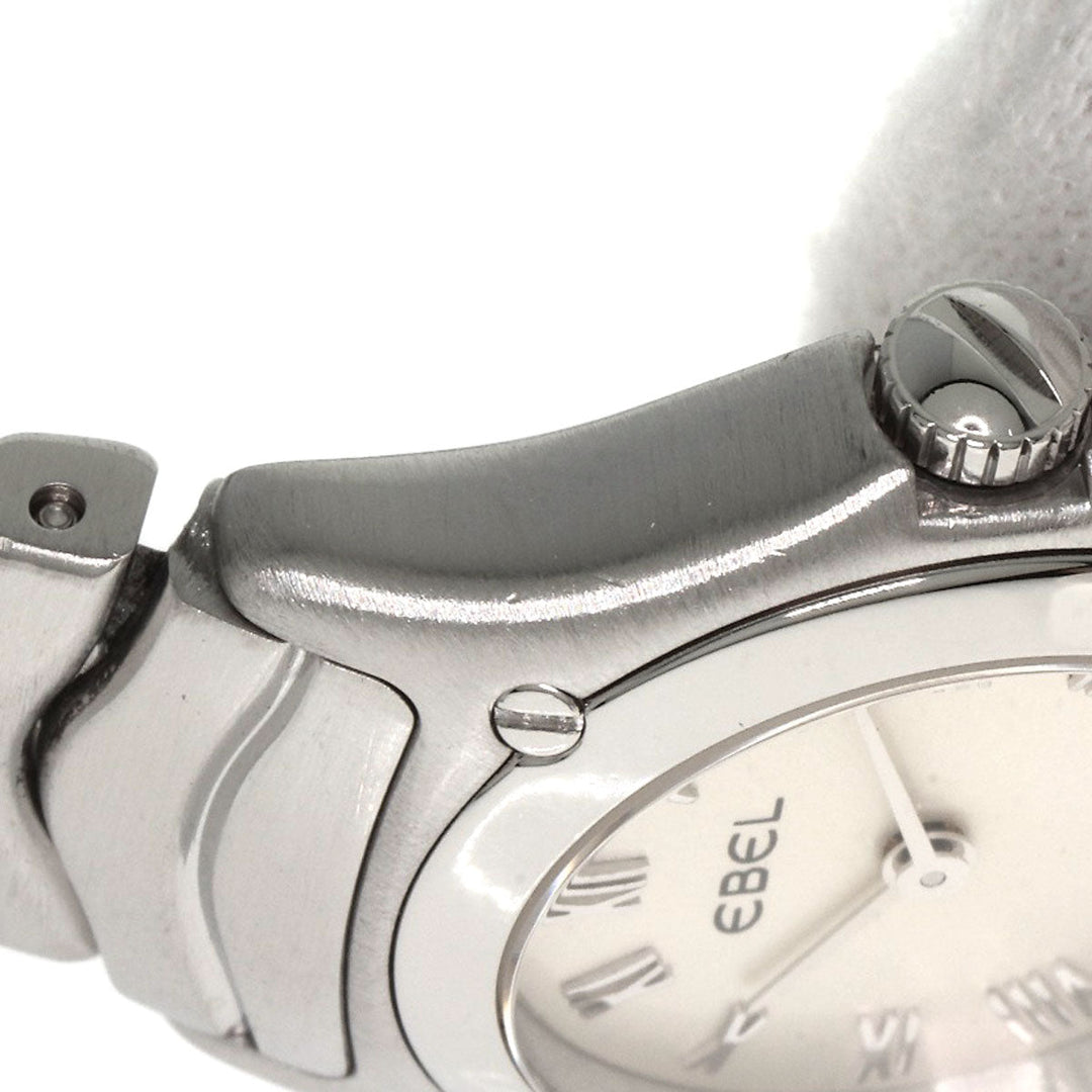 EBEL Watches Quartz Stainless Steel , Stainless Steel Silver Classic wave Silver dial Women Used Authentic