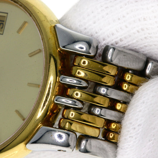 LONGINES Watches Quartz L5.132.3 Stainless Steel , SSxGP gold Grand classic gold dial Women Used Authentic