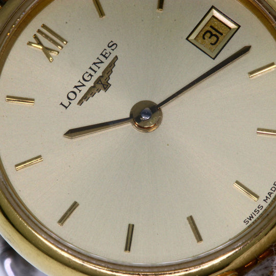 LONGINES Watches Quartz L5.132.3 Stainless Steel , SSxGP gold Grand classic gold dial Women Used Authentic