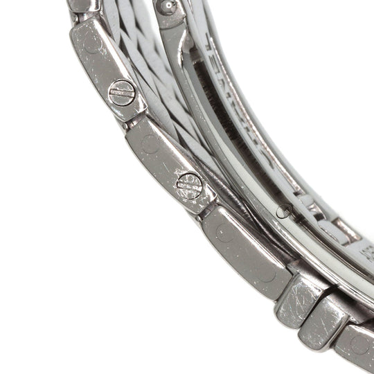 CHANEL Watches Quartz H0009 Stainless Steel , Stainless Steel Silver Matrasse black dial Women Used Authentic