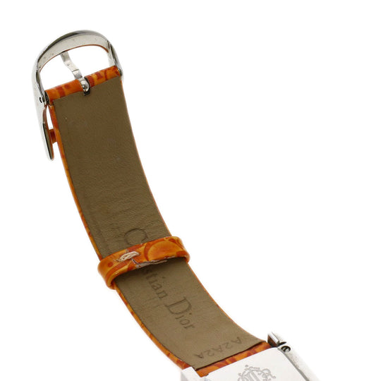 Christian Dior Watches Quartz D78-109 Stainless Steel, Leather Silver Maris White shell dial Women Used Authentic