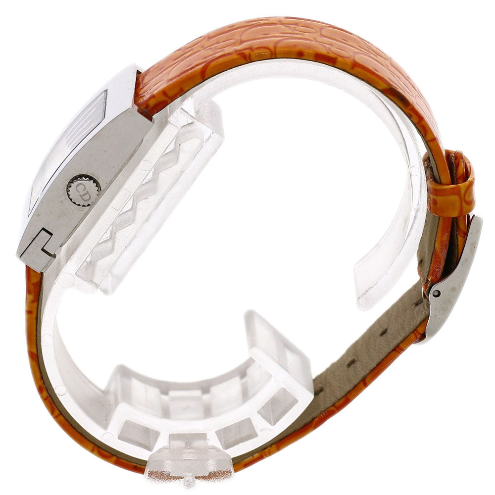 Christian Dior Watches Quartz D78-109 Stainless Steel, Leather Silver Maris White shell dial Women Used Authentic
