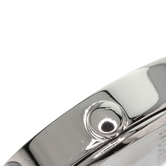 BVLGARI Watches Quartz BB232TS Stainless Steel , Stainless Steel Silver Tubogas black dial Women Used Authentic