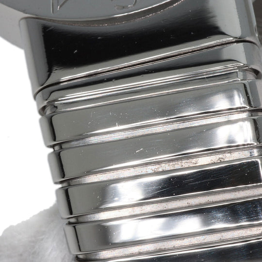 BVLGARI Watches Quartz BB232TS Stainless Steel , Stainless Steel Silver Tubogas black dial Women Used Authentic