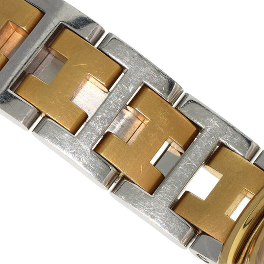 HERMES Watches Quartz RA1.240 Stainless Steel , SSxGP gold Rally white dial Women Used Authentic