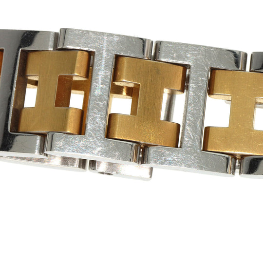 HERMES Watches Quartz RA1.240 Stainless Steel , SSxGP gold Rally white dial Women Used Authentic