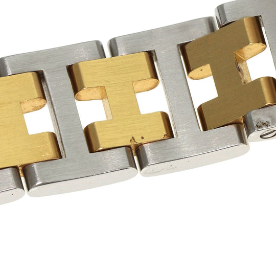 HERMES Watches Quartz RA1.240 Stainless Steel , SSxGP gold Rally white dial Women Used Authentic