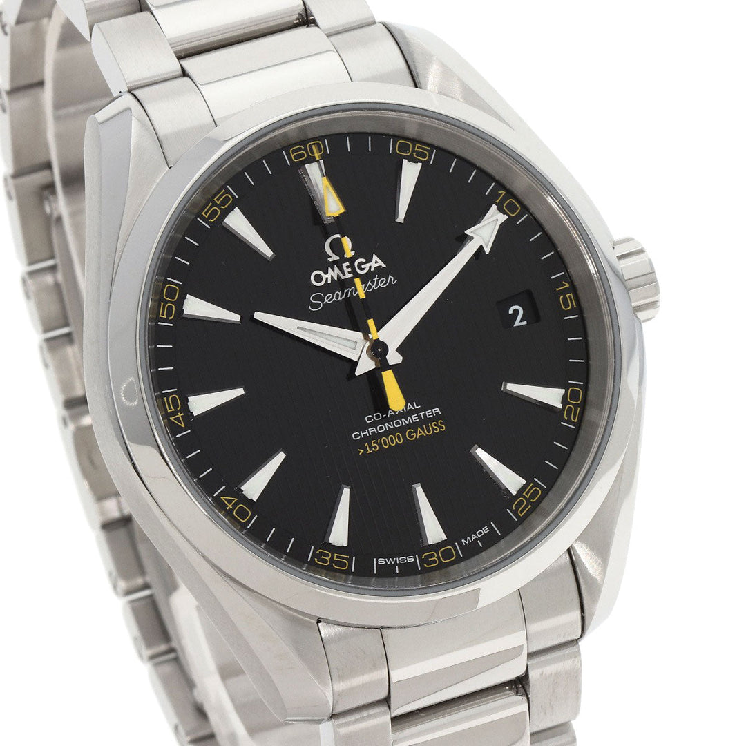 OMEGA Watches Mechanical Automatic 231.10.42.21.01.002 Stainless Steel Silver Seamaster Aqua Terra 15000 Gauss black dial
