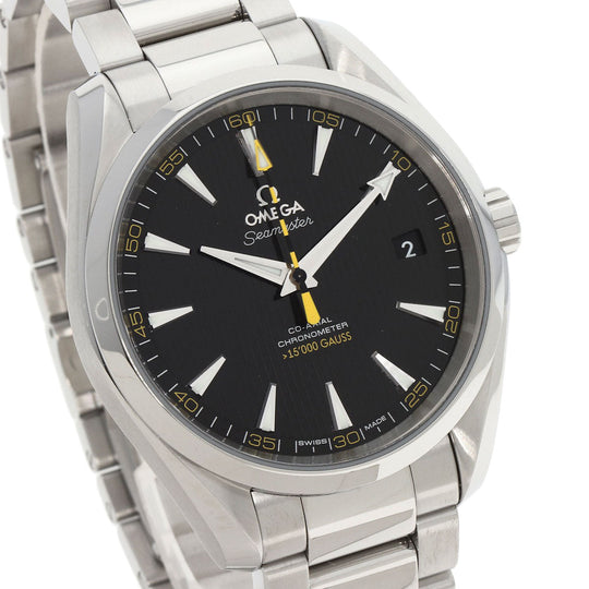 OMEGA Watches Mechanical Automatic 231.10.42.21.01.002 Stainless Steel Silver Seamaster Aqua Terra 15000 Gauss black dial