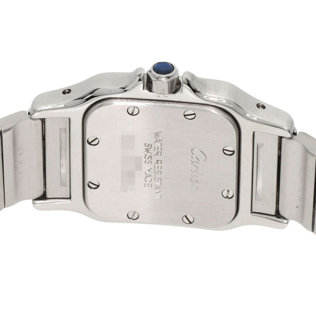 CARTIER Watches Quartz W20056D6 Stainless Steel , Stainless Steel Silver Santos Galve SM W20056D6 Ivory dial Women Used Authentic