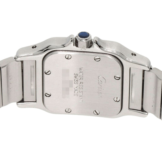 CARTIER Watches Quartz W20056D6 Stainless Steel , Stainless Steel Silver Santos Galve SM W20056D6 Ivory dial Women Used Authentic