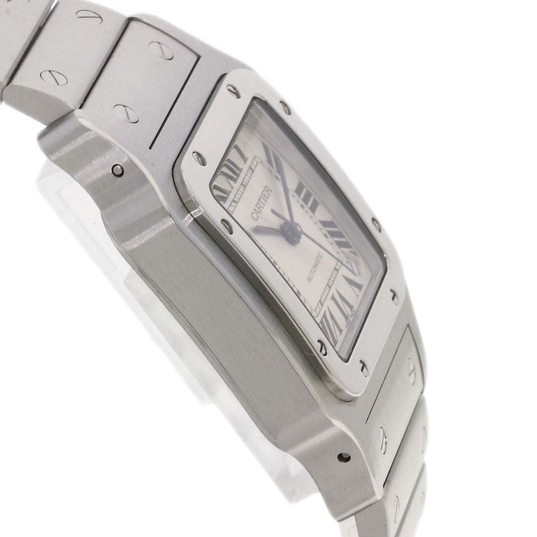 CARTIER Watches Mechanical Automatic W20098D6 Stainless Steel , Stainless Steel Silver Santos Galve XL Silver dial mens Used Authentic