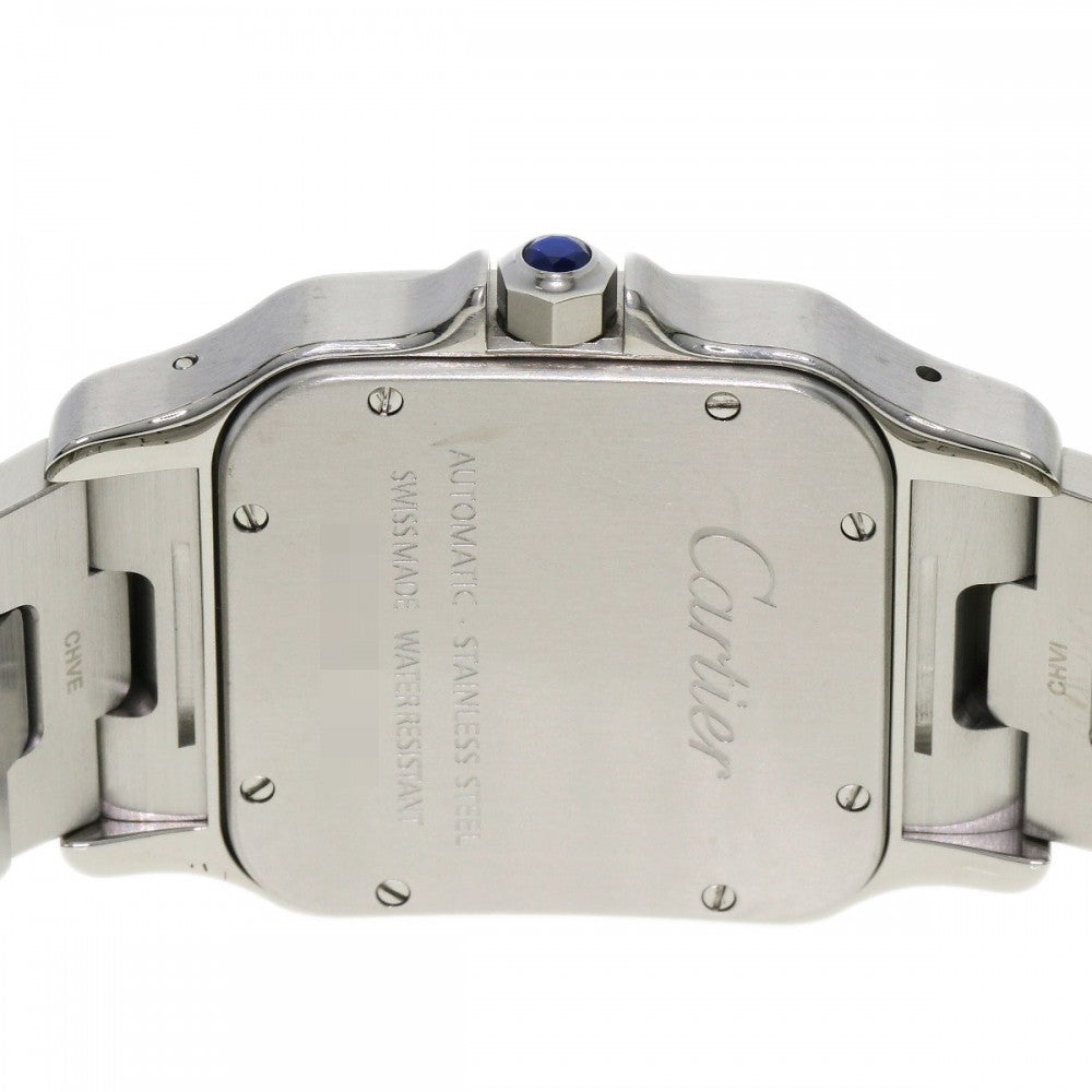 CARTIER Watches Mechanical Automatic W20098D6 Stainless Steel , Stainless Steel Silver Santos Galve XL Silver dial mens Used Authentic