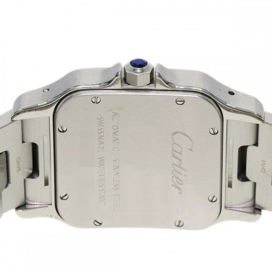 CARTIER Watches Mechanical Automatic W20098D6 Stainless Steel , Stainless Steel Silver Santos Galve XL Silver dial mens Used Authentic