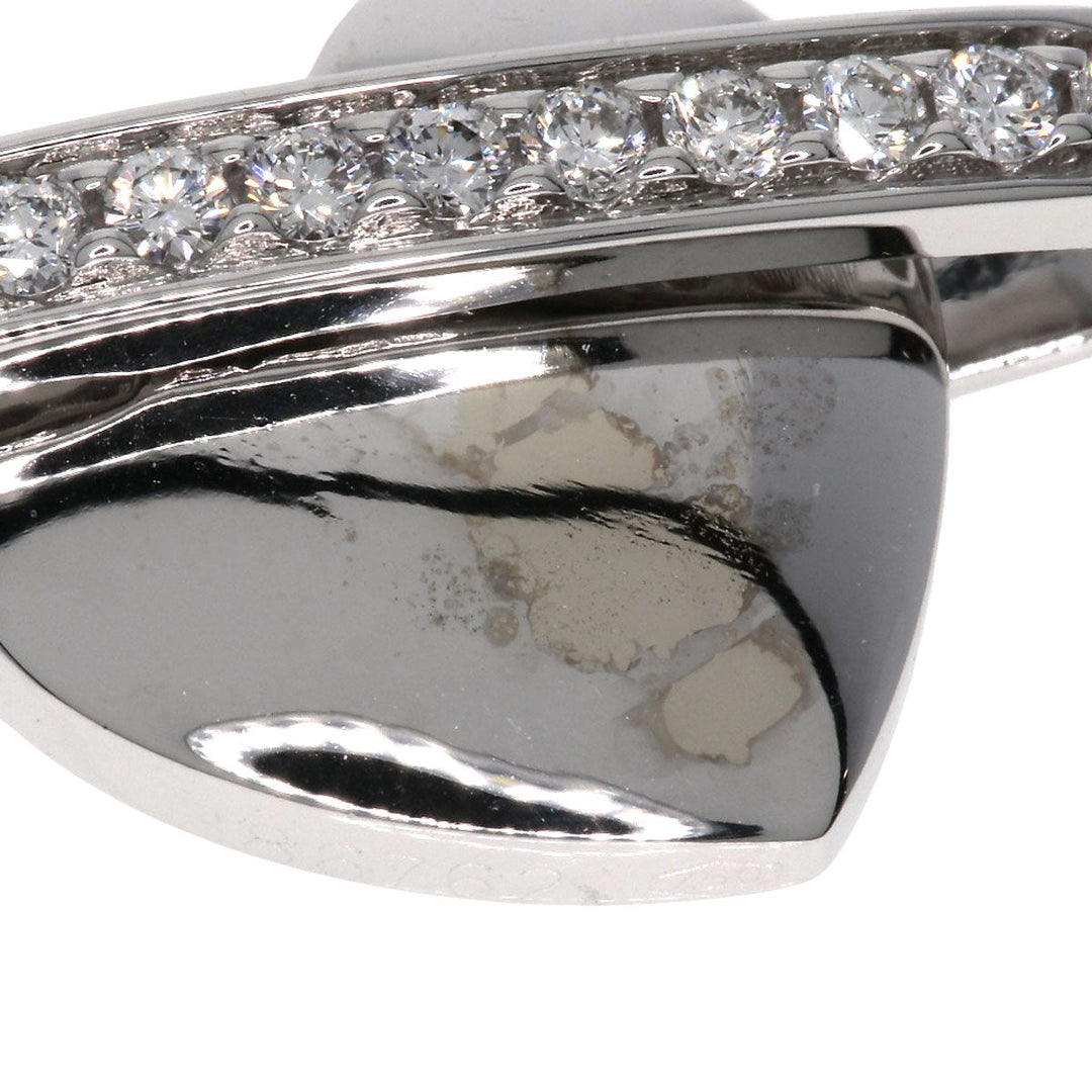 PIAGET Pendant top K18WG Silver Swing Heart Diamond