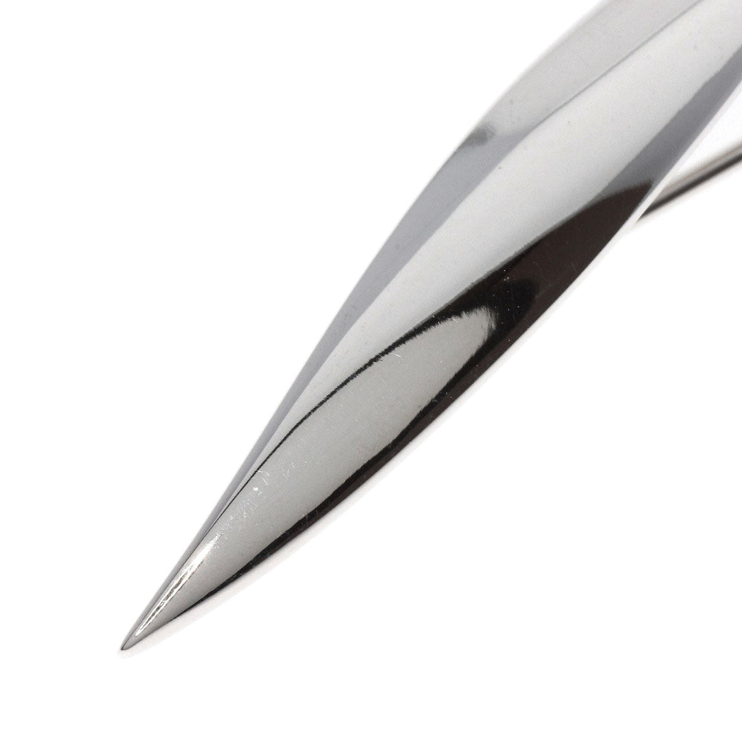 MIKIMOTO Brooch K18WG Silver Akoya pearl Pearl leaf motif Women Used Authentic