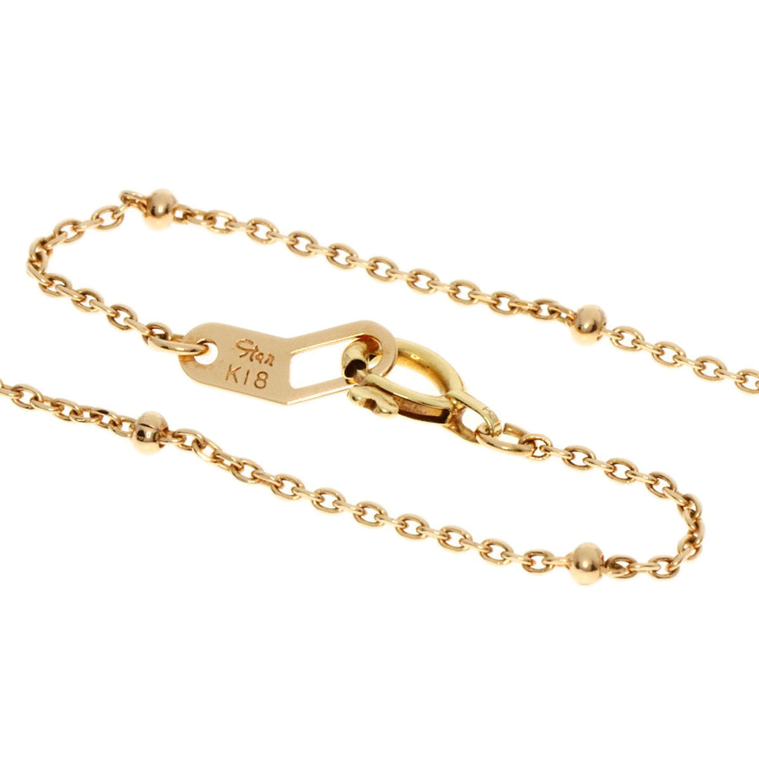 STAR JEWELRY Necklace 18K Pink Gold gold diamond Women Used Authentic