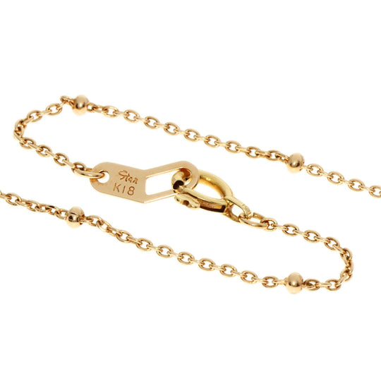 STAR JEWELRY Necklace 18K Pink Gold gold diamond Women Used Authentic