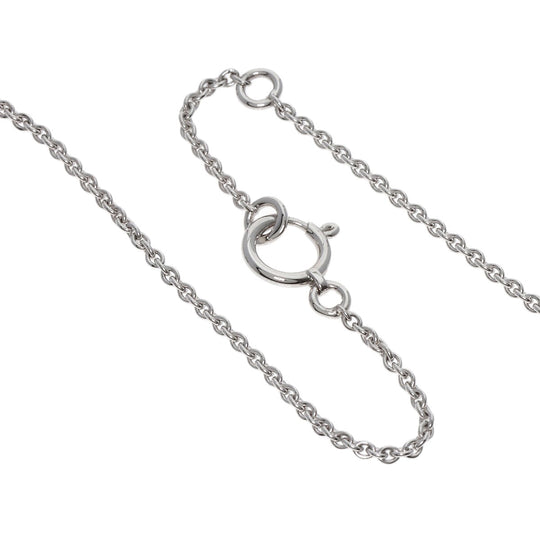 HERMES Necklace K18WG Silver Amulet Birkin Diamond