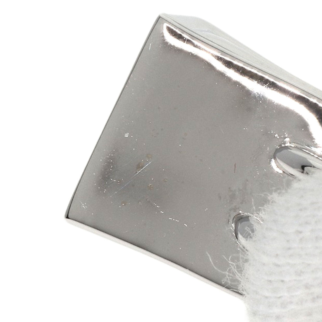 HERMES Necklace K18WG Silver Amulet Birkin Diamond
