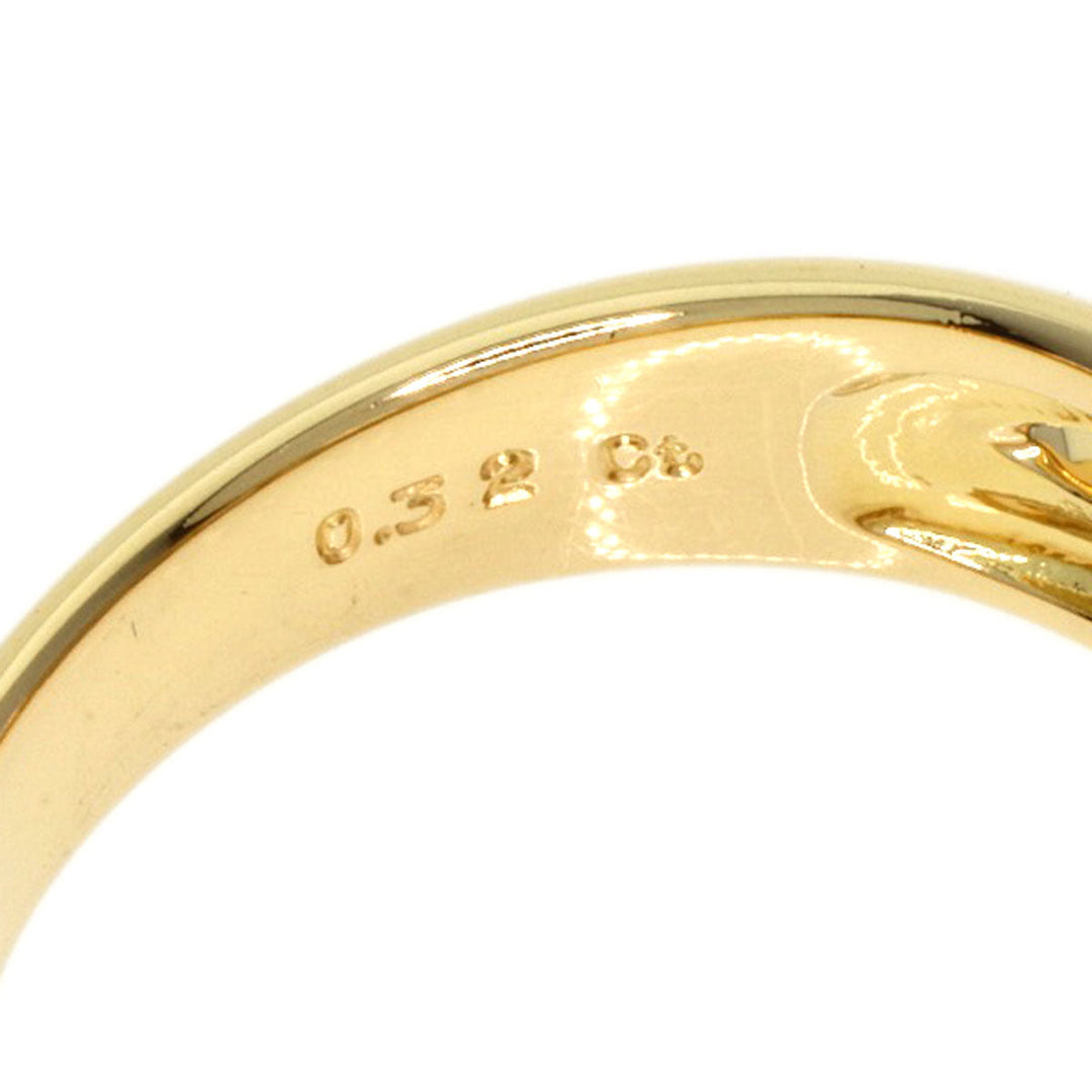 MIKIMOTO Ring 18K Yellow Gold gold diamond Women Used Authentic