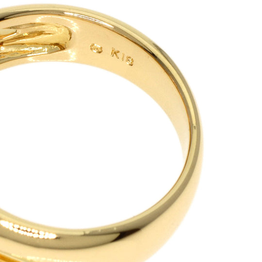 MIKIMOTO Ring 18K Yellow Gold gold diamond Women Used Authentic
