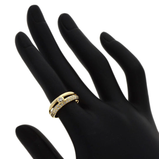 MIKIMOTO Ring 18K Yellow Gold gold diamond Women Used Authentic
