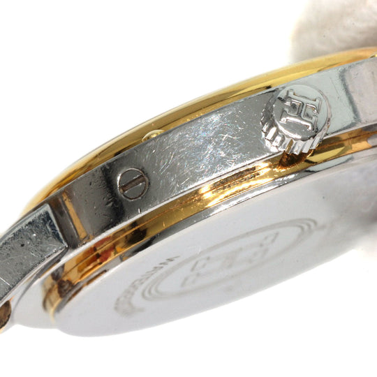 HERMES Watches Quartz Stainless Steel , SSxGP gold Clipper Old Belt Ivory dial Women Used Authentic