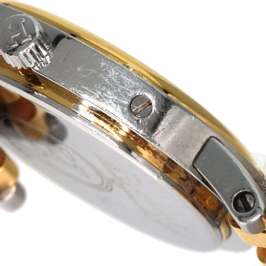 HERMES Watches Quartz Stainless Steel , SSxGP gold Clipper Old Belt Ivory dial Women Used Authentic