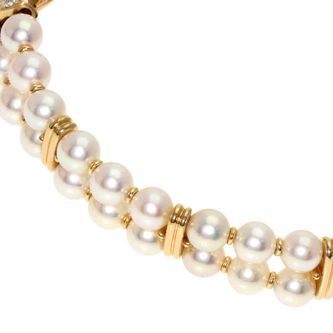 SEIKO Watches Quartz 2F70-5010 18K Yellow Gold gold CREDOR Pearl Diamond Bezel White shell dial