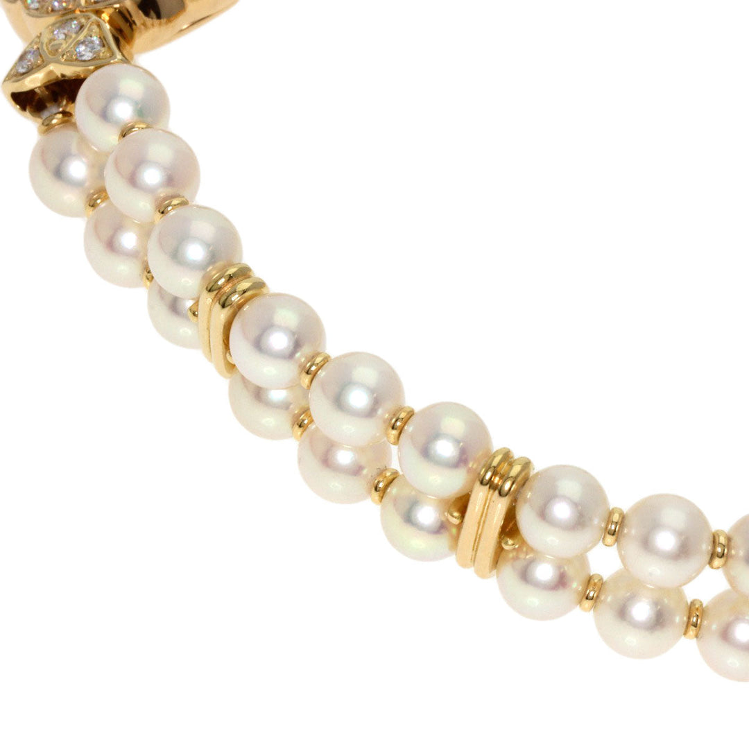 SEIKO Watches Quartz 2F70-5010 18K Yellow Gold gold CREDOR Pearl Diamond Bezel White shell dial