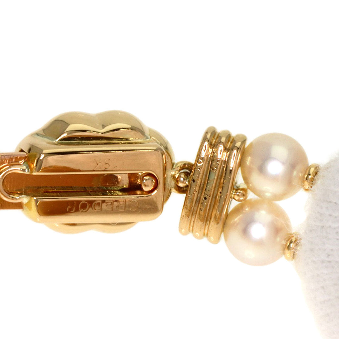 SEIKO Watches Quartz 2F70-5010 18K Yellow Gold gold CREDOR Pearl Diamond Bezel White shell dial