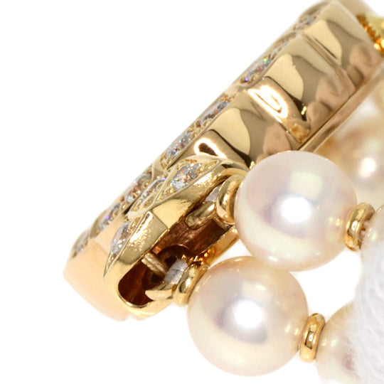 SEIKO Watches Quartz 2F70-5010 18K Yellow Gold gold CREDOR Pearl Diamond Bezel White shell dial