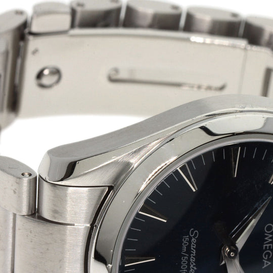 OMEGA Watches Quartz 2518.80 Stainless Steel Silver Seamaster Aqua Terra blue dial