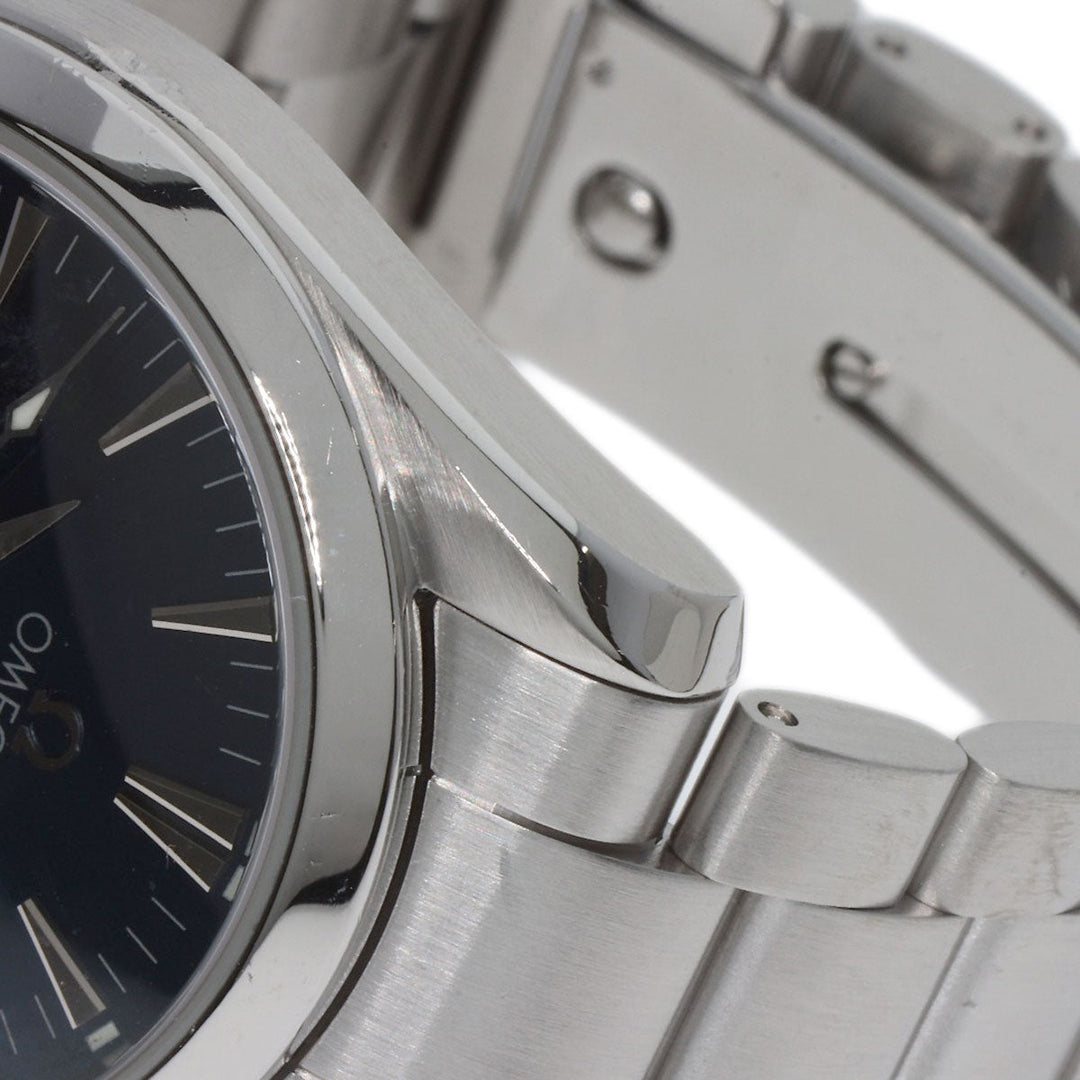 OMEGA Watches Quartz 2518.80 Stainless Steel Silver Seamaster Aqua Terra blue dial