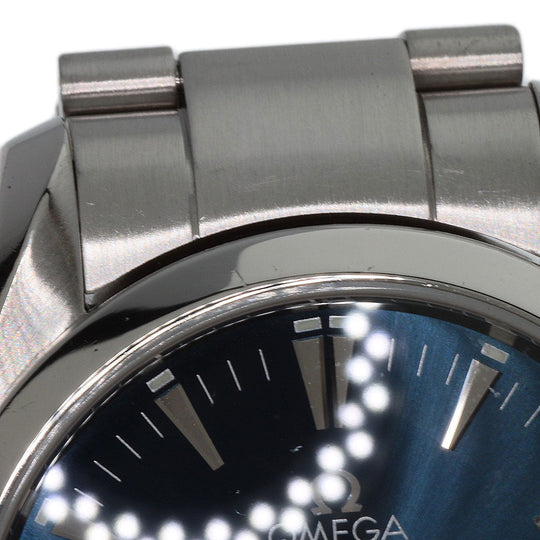OMEGA Watches Quartz 2518.80 Stainless Steel Silver Seamaster Aqua Terra blue dial