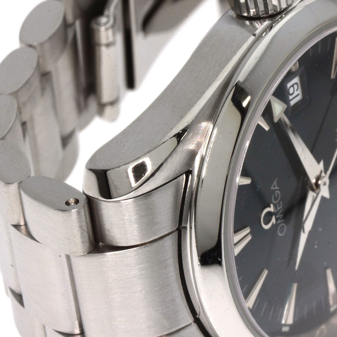OMEGA Watches Quartz 2518.80 Stainless Steel Silver Seamaster Aqua Terra blue dial