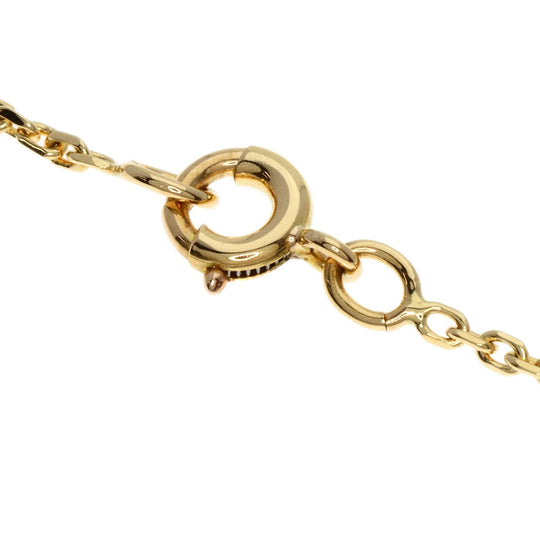 CARTIER bracelet 18K Yellow Gold gold Baignoire oval plate Women Used Authentic