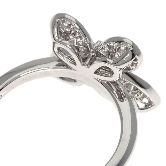 GRAFF Ring K18WG Silver Pav Butterfly Diamond Mini Women Used Authentic