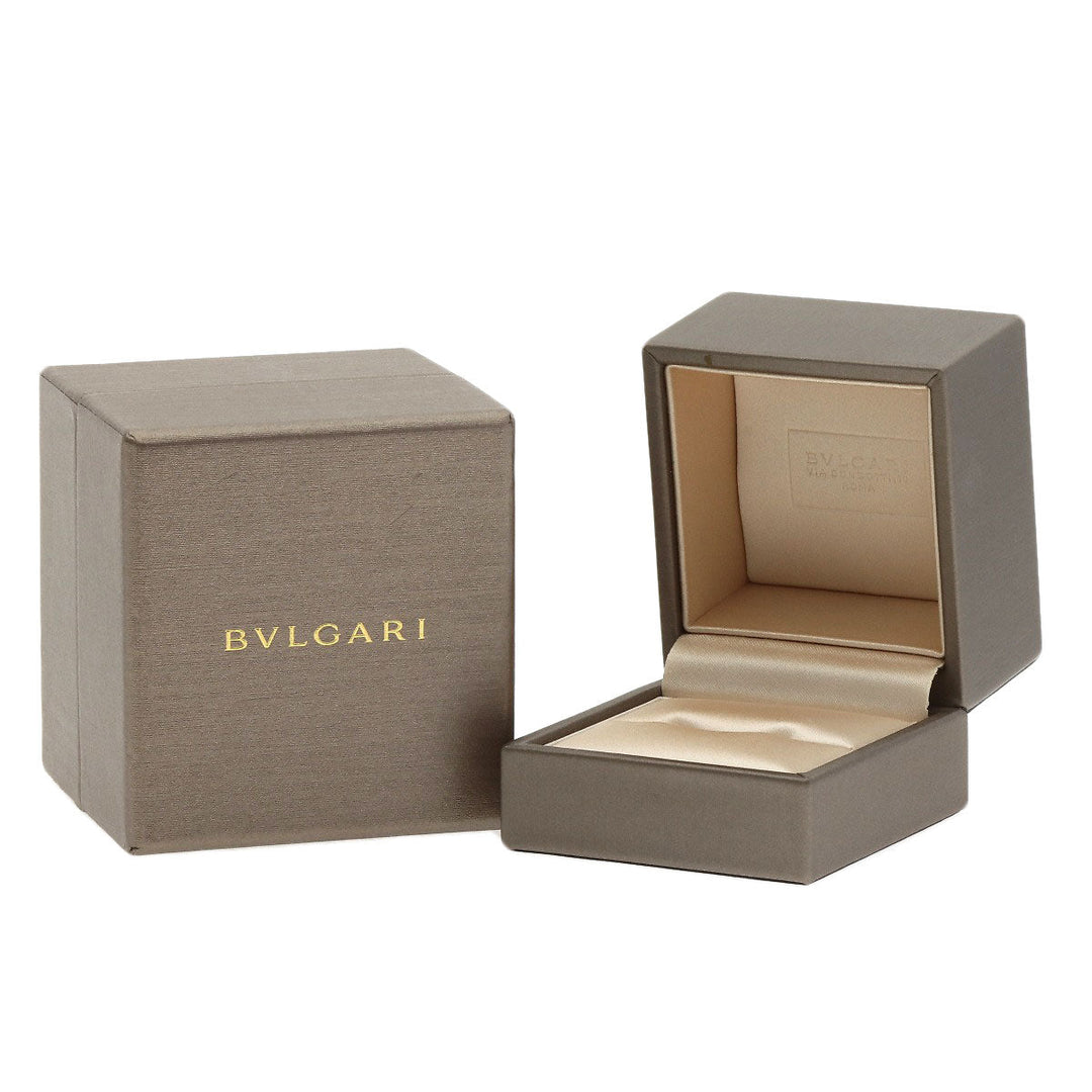 BVLGARI Ring K18WG Silver Astrale Cherki Diamond Women Used Authentic