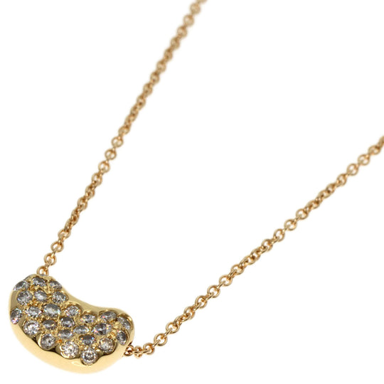 TIFFANY&Co. Necklace 18K Yellow Gold gold Bean Diamond Women Used Authentic