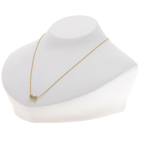 TIFFANY&Co. Necklace 18K Yellow Gold gold Bean Diamond Women Used Authentic