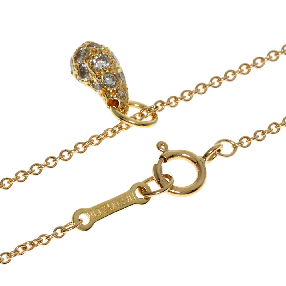 TIFFANY&Co. Necklace 18K Yellow Gold gold Teardrop diamond Women Used Authentic
