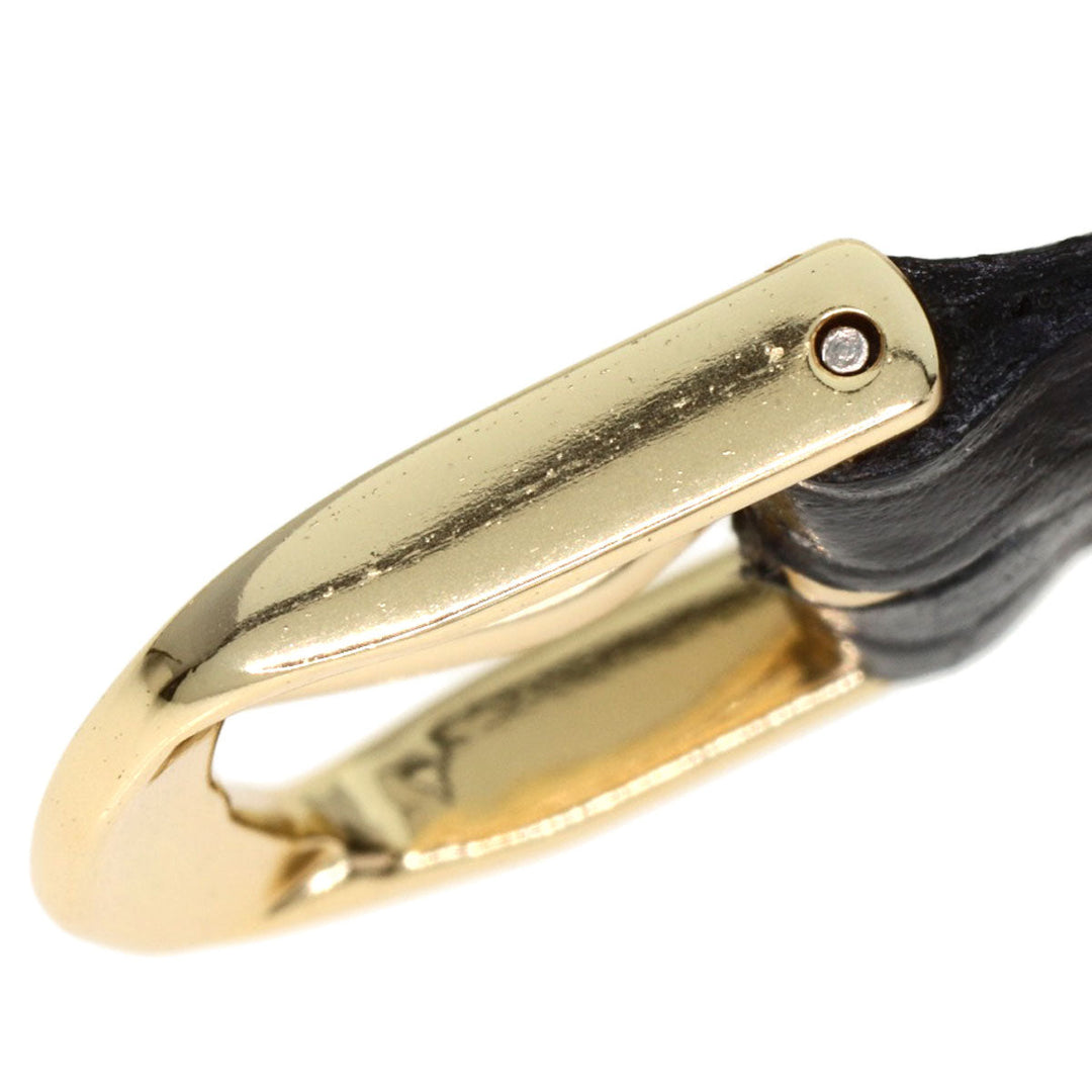 HERMES Watches Quartz Stainless Steel, Leather, Gold Plated gold Arceau white dial Women Used Authentic