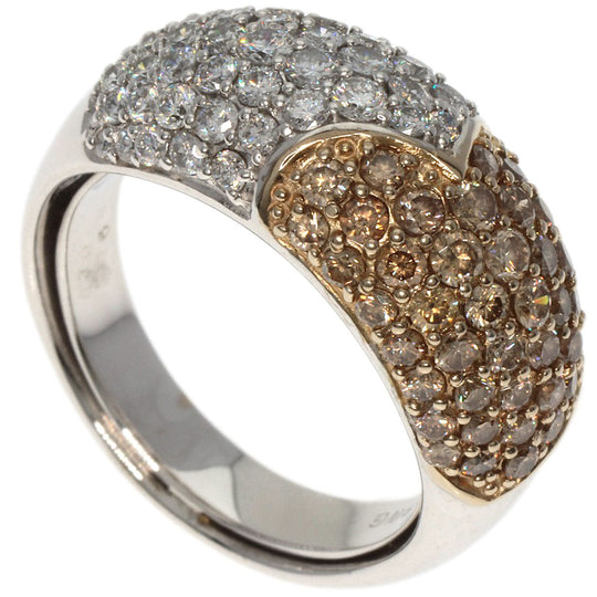 Ponte Vecchio Ring K18WG Silver Heart diamond